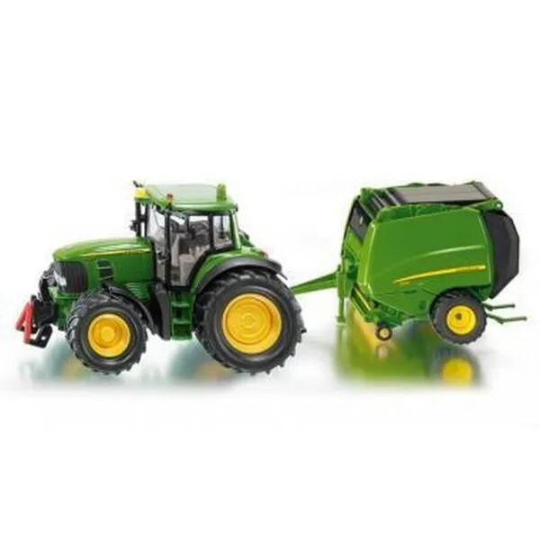SIKU Igračka John Deere traktor sa balirkom 1665