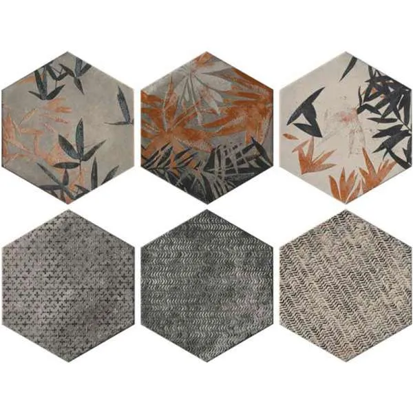 Esagona Florida Grey 24x27.7cm