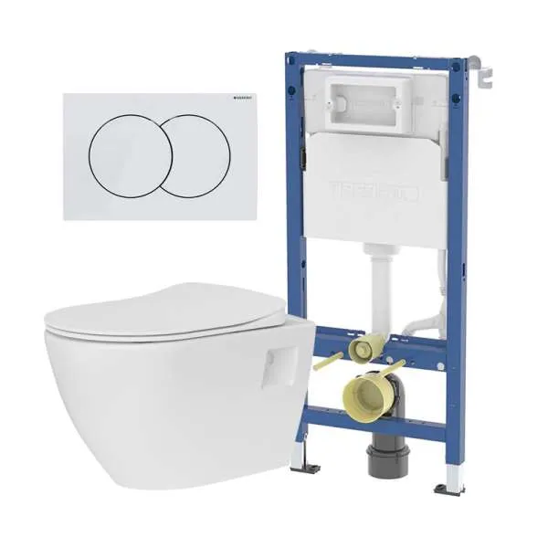 Geberit Terra set bela tipka