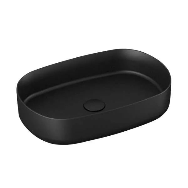 Infinity nadgradni lavabo 55cm matt black