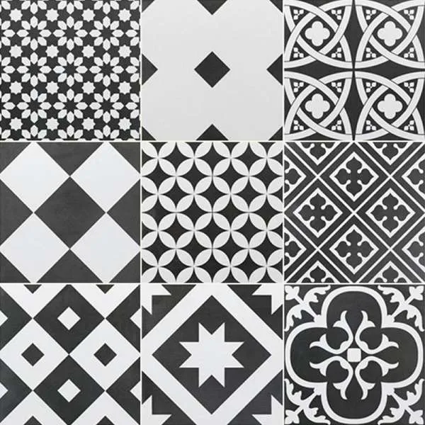 Wald Black 20x20cm