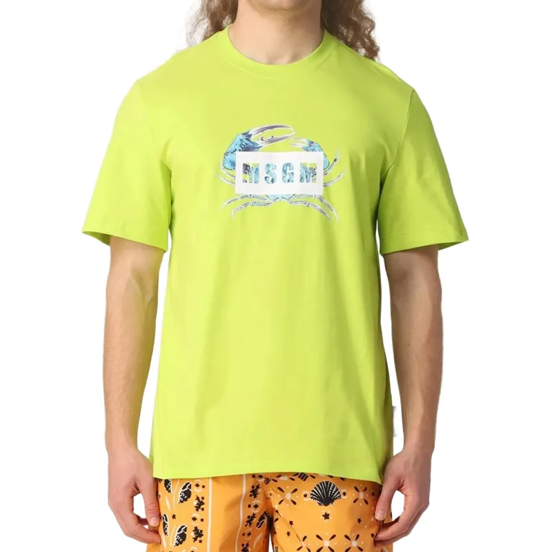 MSGM MSGM MUŠKA MAJICA 3240MM167227298-33 ZA MUŠKARCE