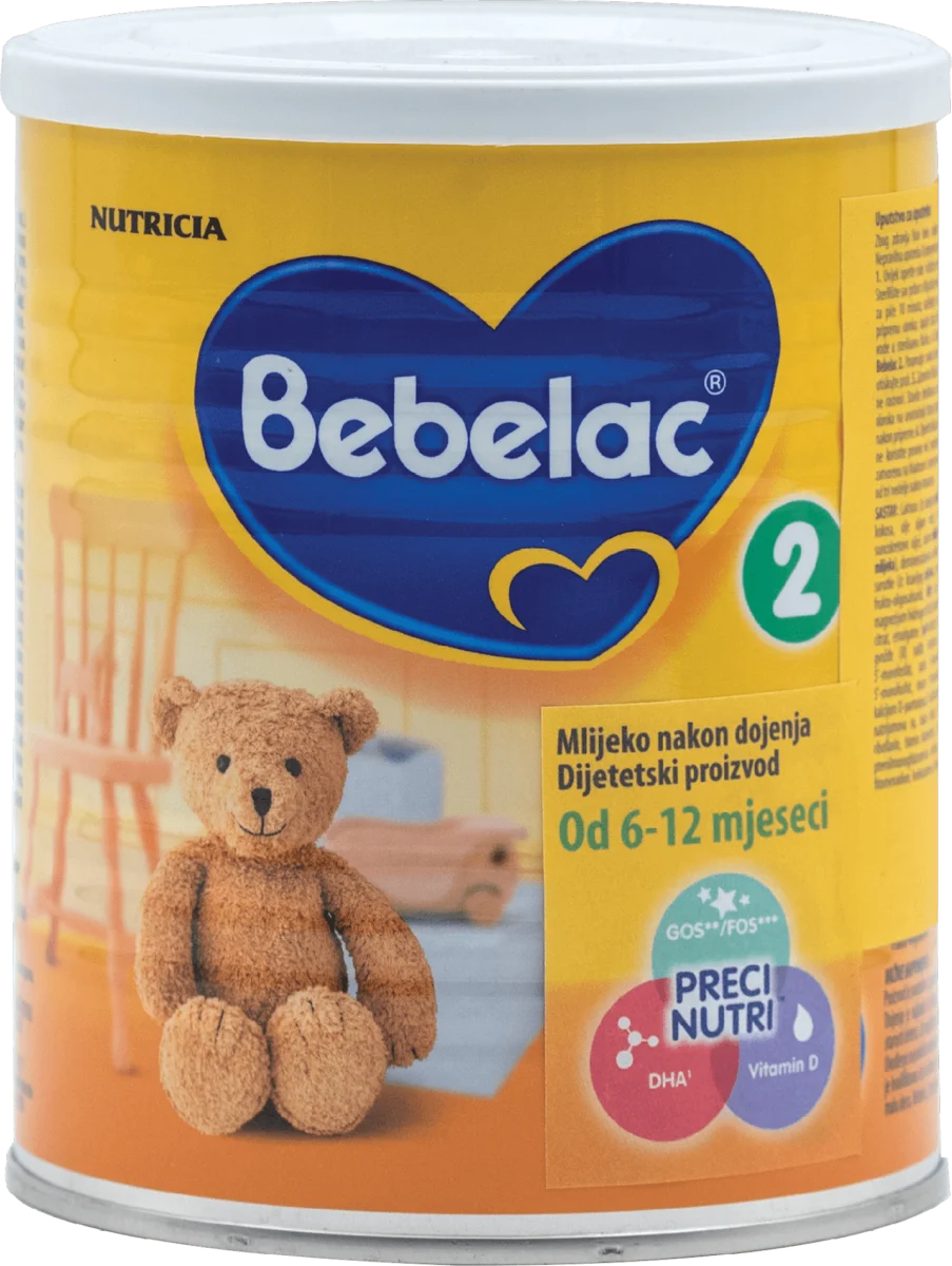 2, prelazna mlečna formula za odojčad, od 6 do 12 meseci, 400 g