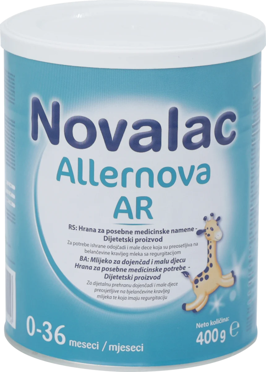 Allernova AR, hrana za posebne medicinske namene, od rođenja do 36 meseci, 400 g