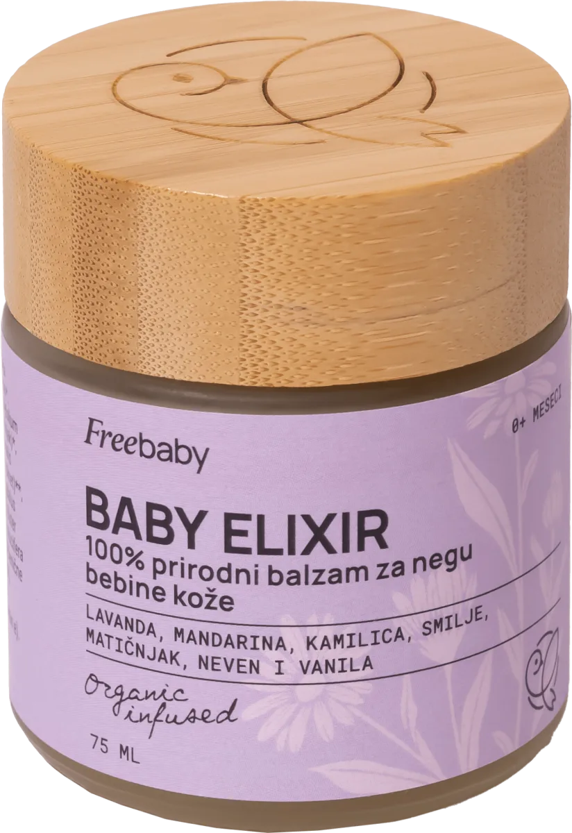 BABY ELIXIR - 100% prirodni balzam za negu bebine kože, 75 ml