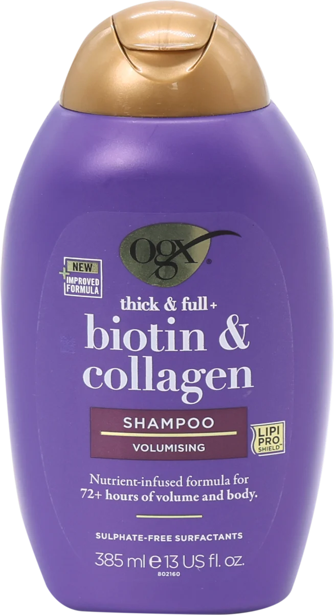 biotin & collagen šampon za volumen kose, 385 ml