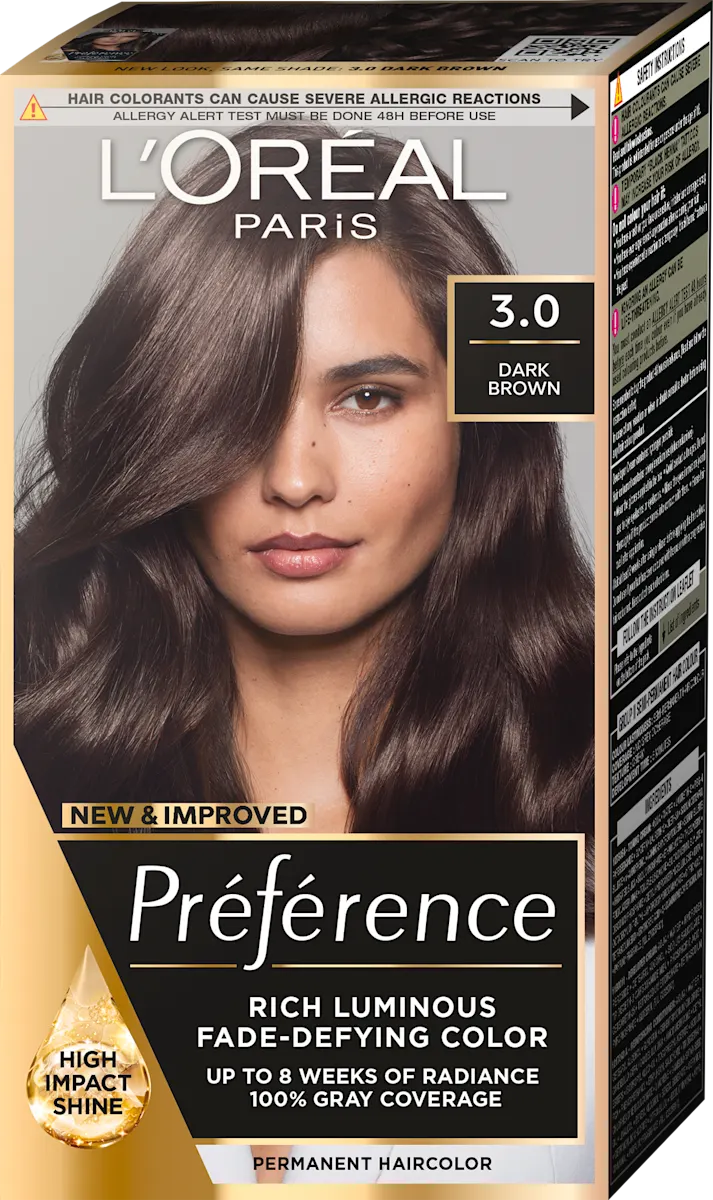 Boja za kosu - 3.0 Dark Brown, 1 kom