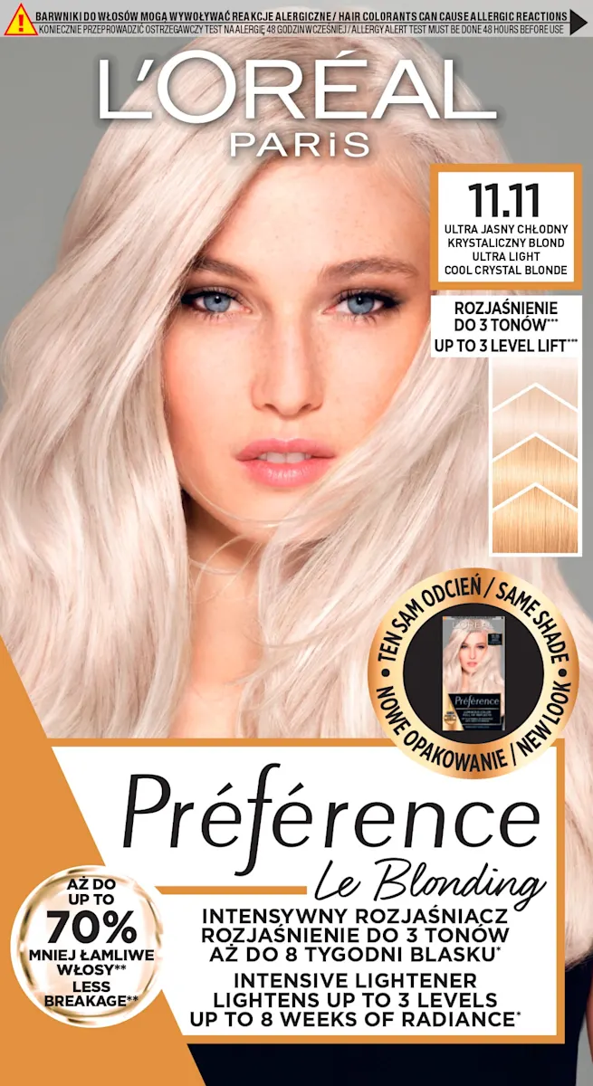 Boja za kosu - Br.11.11 Ultra Light Cool Crystal Blonde, 1 kom