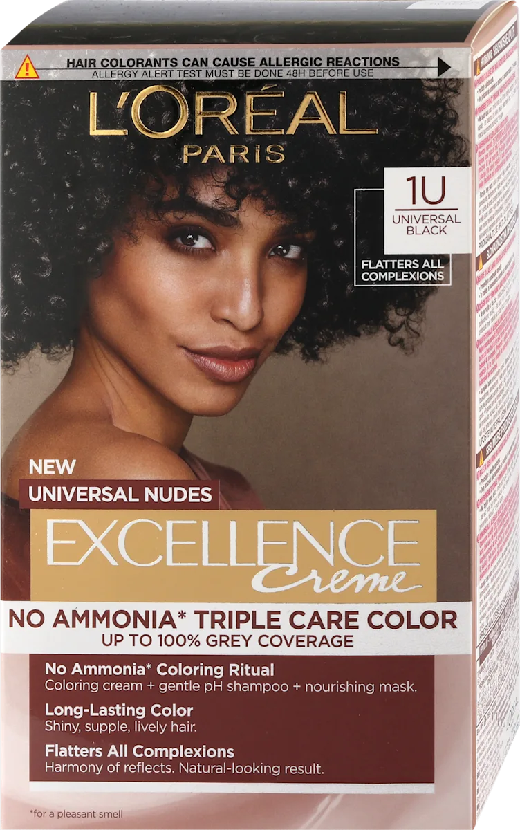 Boja za kosu UNIVERSAL NUDES – 1U UNIVERSAL BLACK, 1 kom