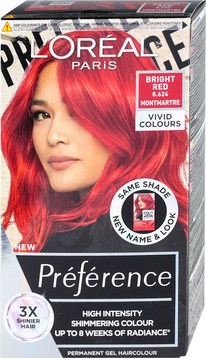 Boja za kosu VIVID COLOURS - BRIGHT RED 8.624 MONTMARTRE, 1 kom