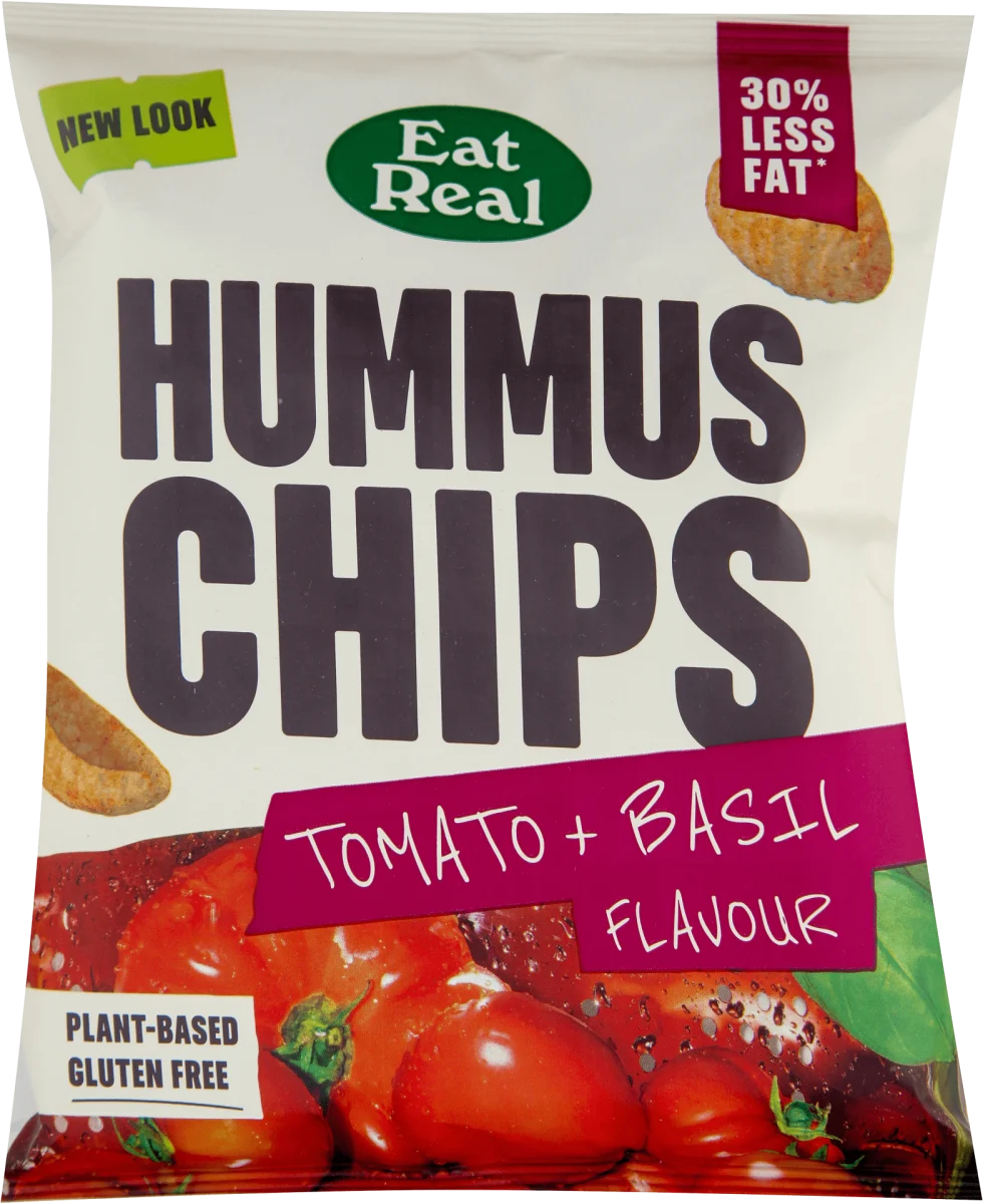 Chips od hummusa sa paradajzom I bosiljkom, 45 g