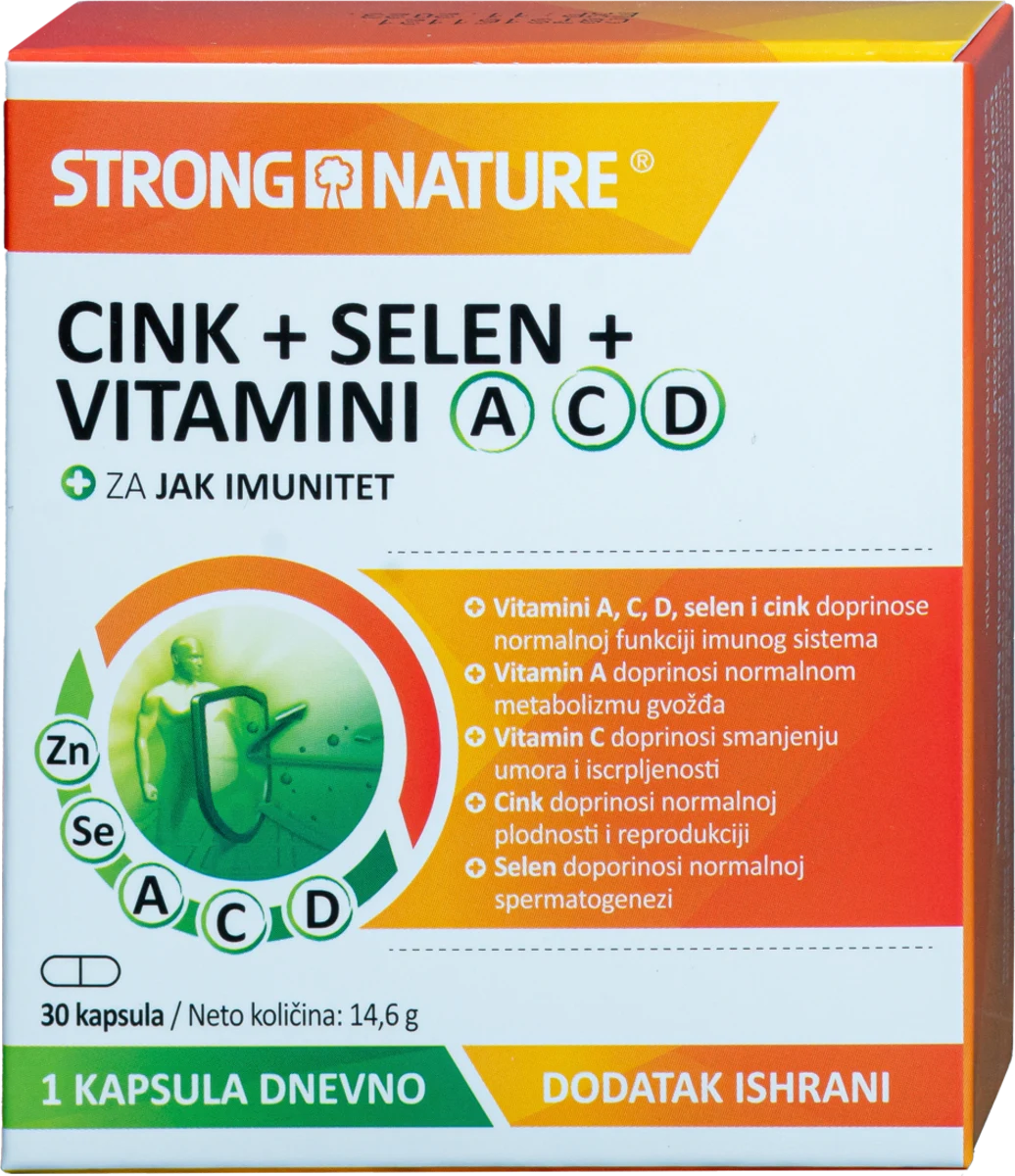 CINK+SELEN+VITAMINI, 30 kom