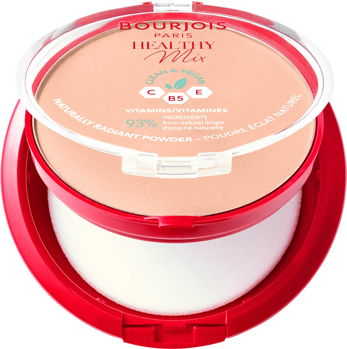 Clean & Vegan Healthy Mix kompaktni puder– 03 Beige Rose, 10 g