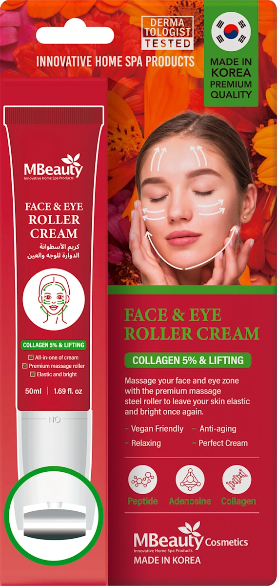 COLLAGEN 5% & LIFTING - krema za lice i područje oko očiju sa rolerom, 50 ml