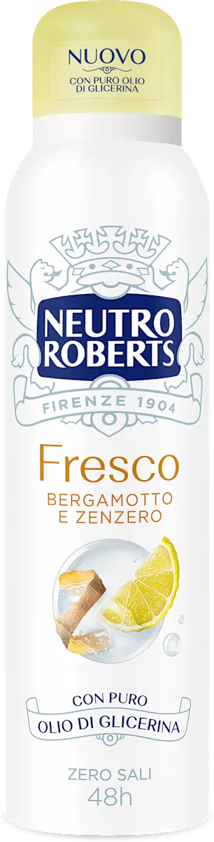 Dezodorans u spreju fresco - bergamot i đumbir, 150 ml