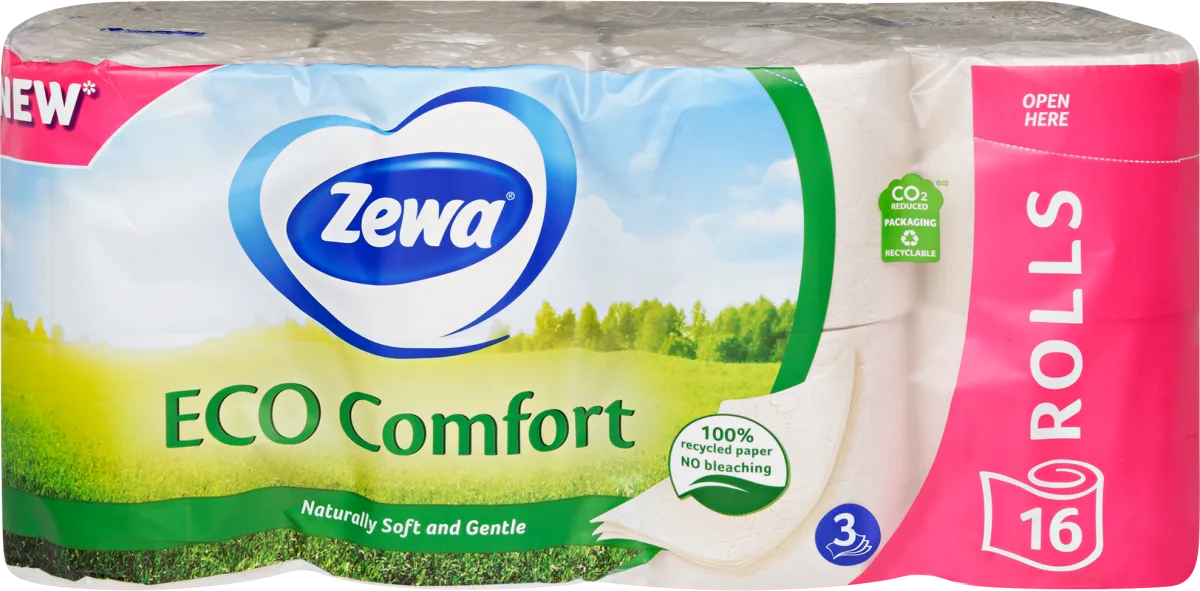 ECO Comfort toaletni papir, 3-slojni, 16 kom