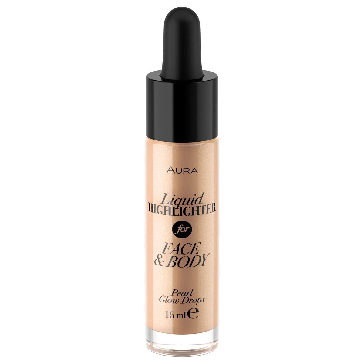 FACE & BODY Pearl Glow Drops tečni hajlajter za lice i telo, 15 ml