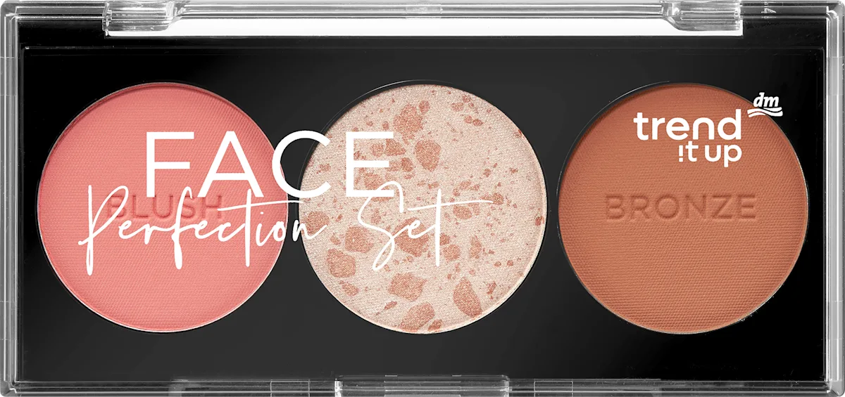 FACE Perfection Set - paleta rumenilo, bronzer i hajlajter, 1 kom