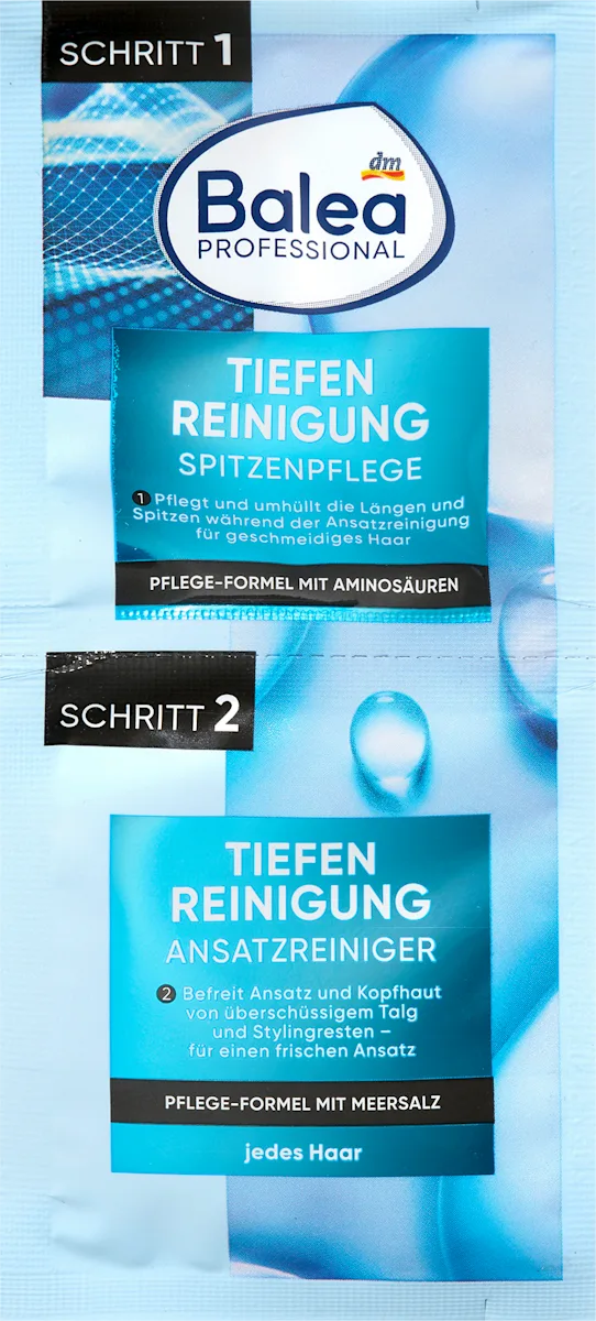 Fluid za negu krajeva kose i šampon za dubinsko pranje kose, 2x8ml, 16 ml