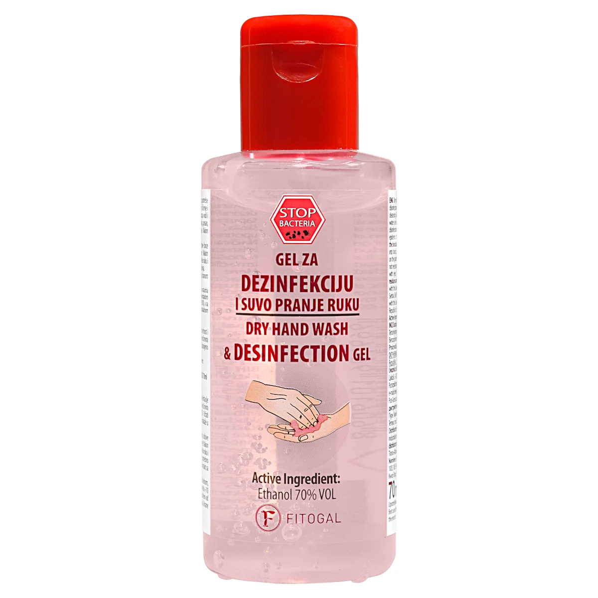Gel za dezinfekciju i suvo pranje ruku, 70 ml