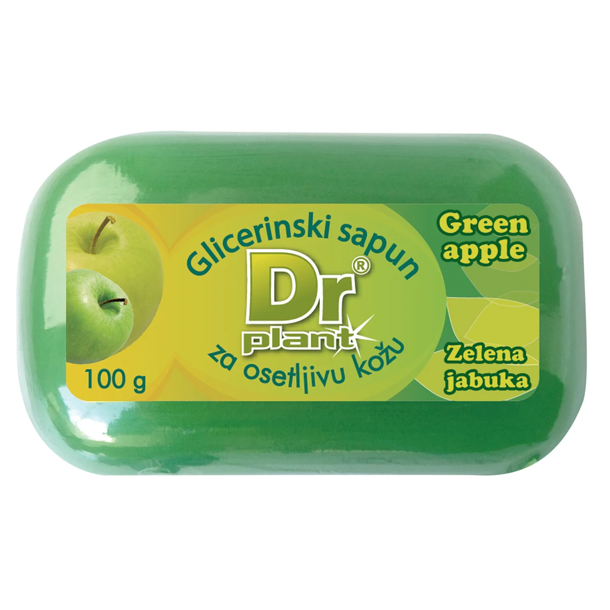 Glicerinski sapun - zelena jabuka, 100 g
