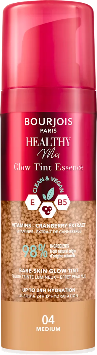 HEALTHY Mix Glow Tint Essence tečni puder - 04 - Medium, 30 ml