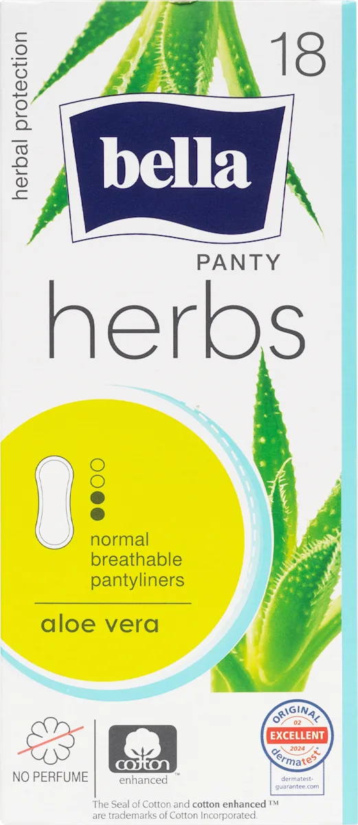 herbs-panty-aloe vera dnevni ulošci, 18 kom