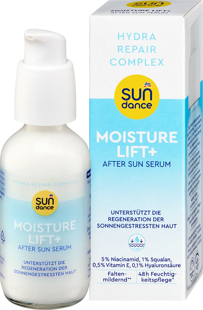 Hidratantni serum za lice posle sunčanja Moisture Lift+, 50 ml