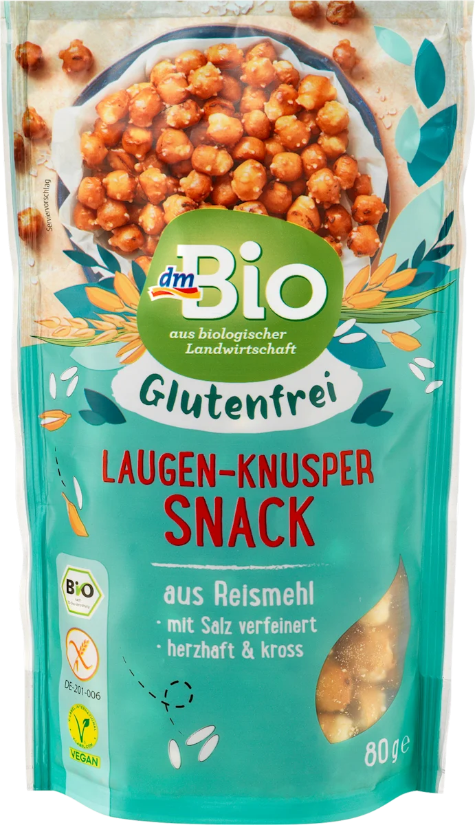 Hrskave slane grickalice bez glutena, 80 g