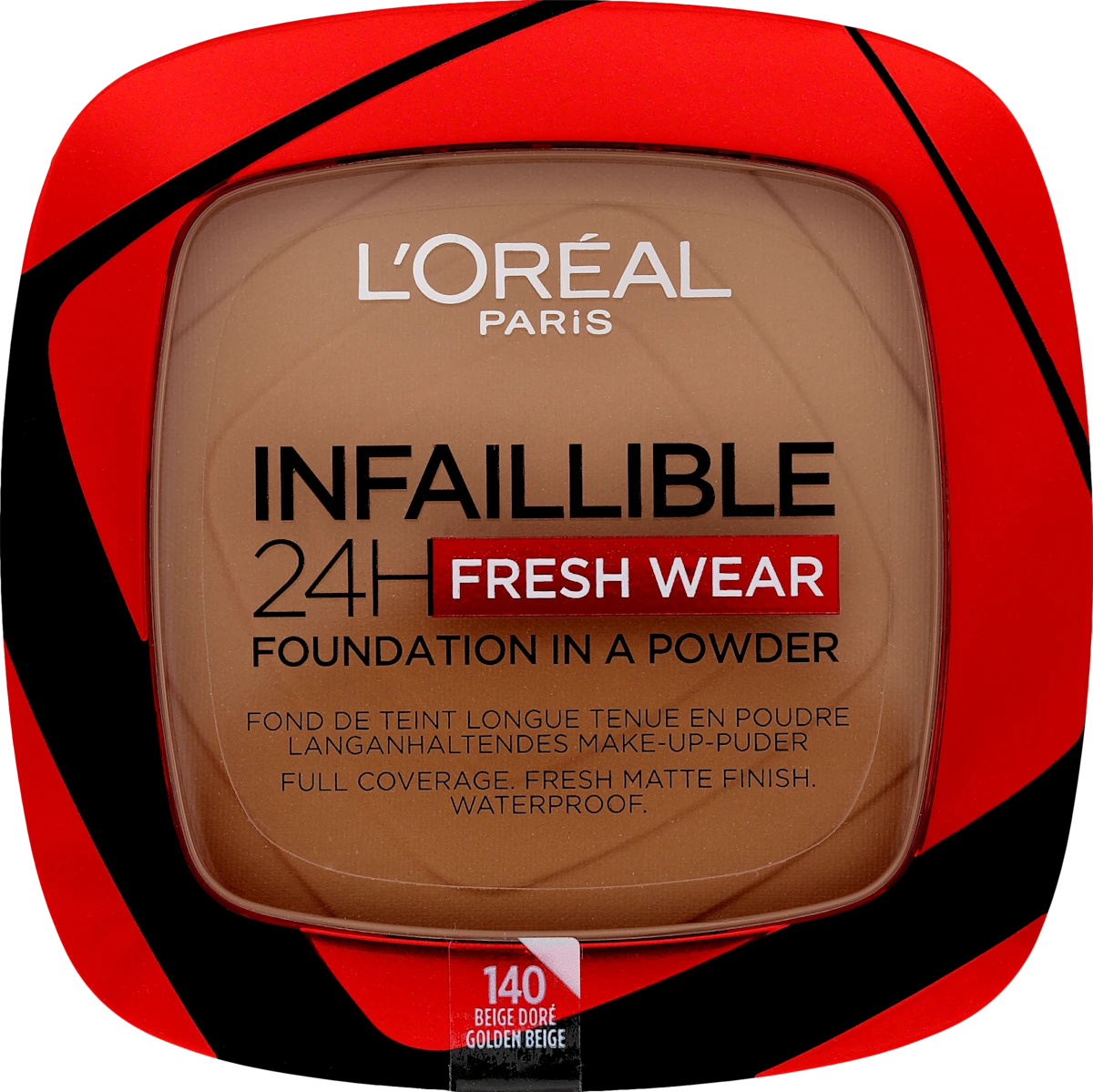 INFAILLIBLE 24H FRESH WEAR kompaktni puder – 140 Neutral, 9 g