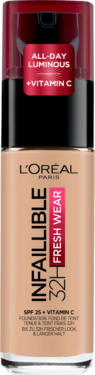 Infaillible 32H FRESH WEAR tečni puder – 145 Cool, SPF 25, 30 ml