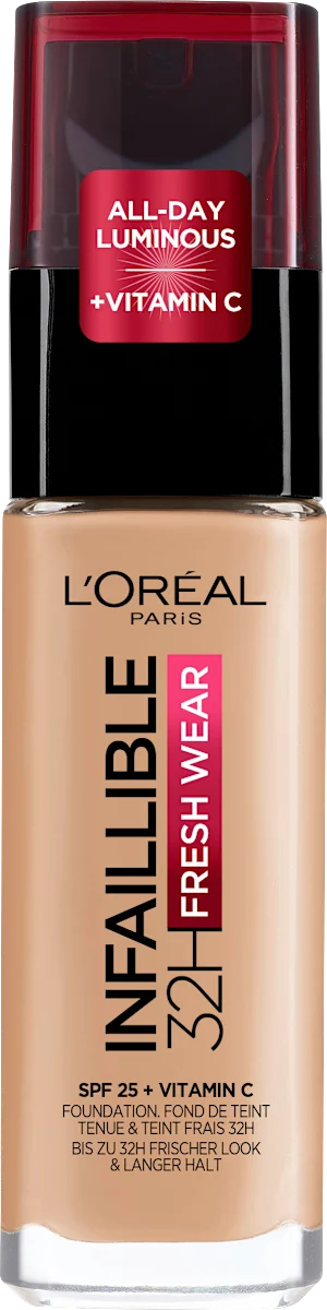 Infaillible 32H FRESH WEAR tečni puder – 200 Warm, SPF 25, 30 ml