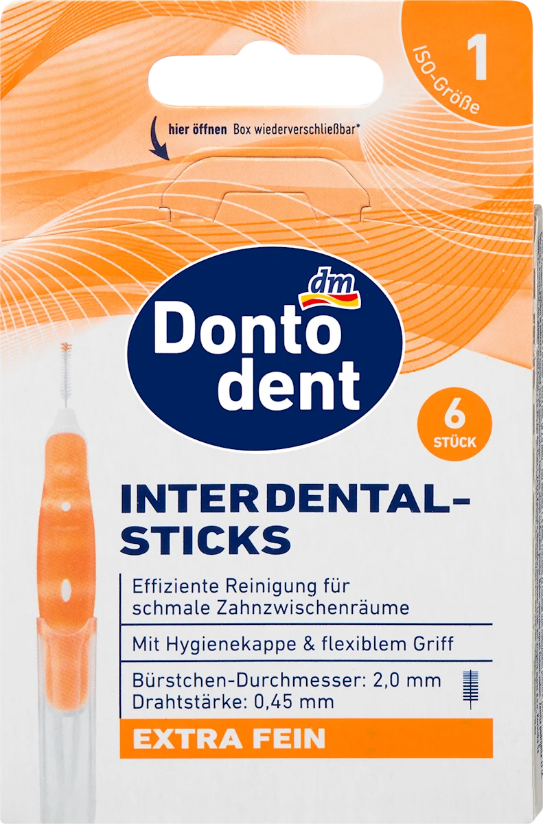 Interdentalni štapići (ø 2,0 mm) ISO 1, 6 kom