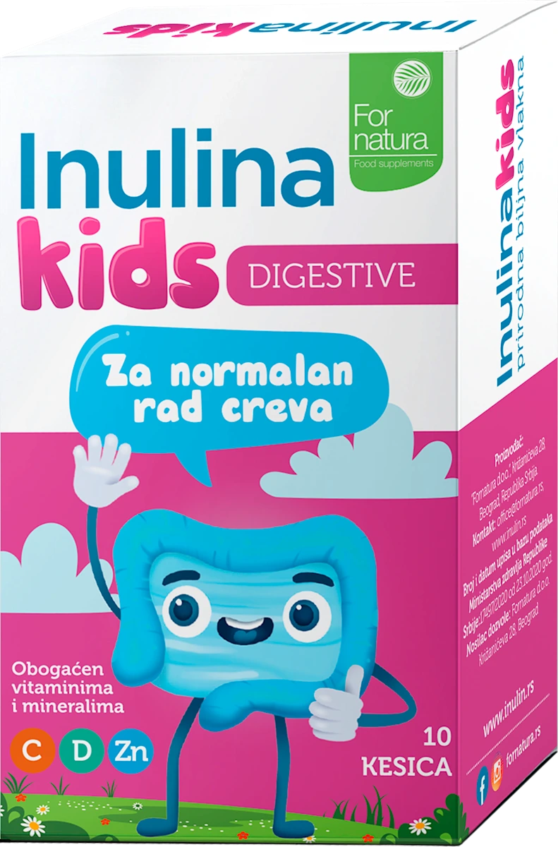 Inulina kids DIGESTIVE kesice za normalan rad creva dece, 10 kom