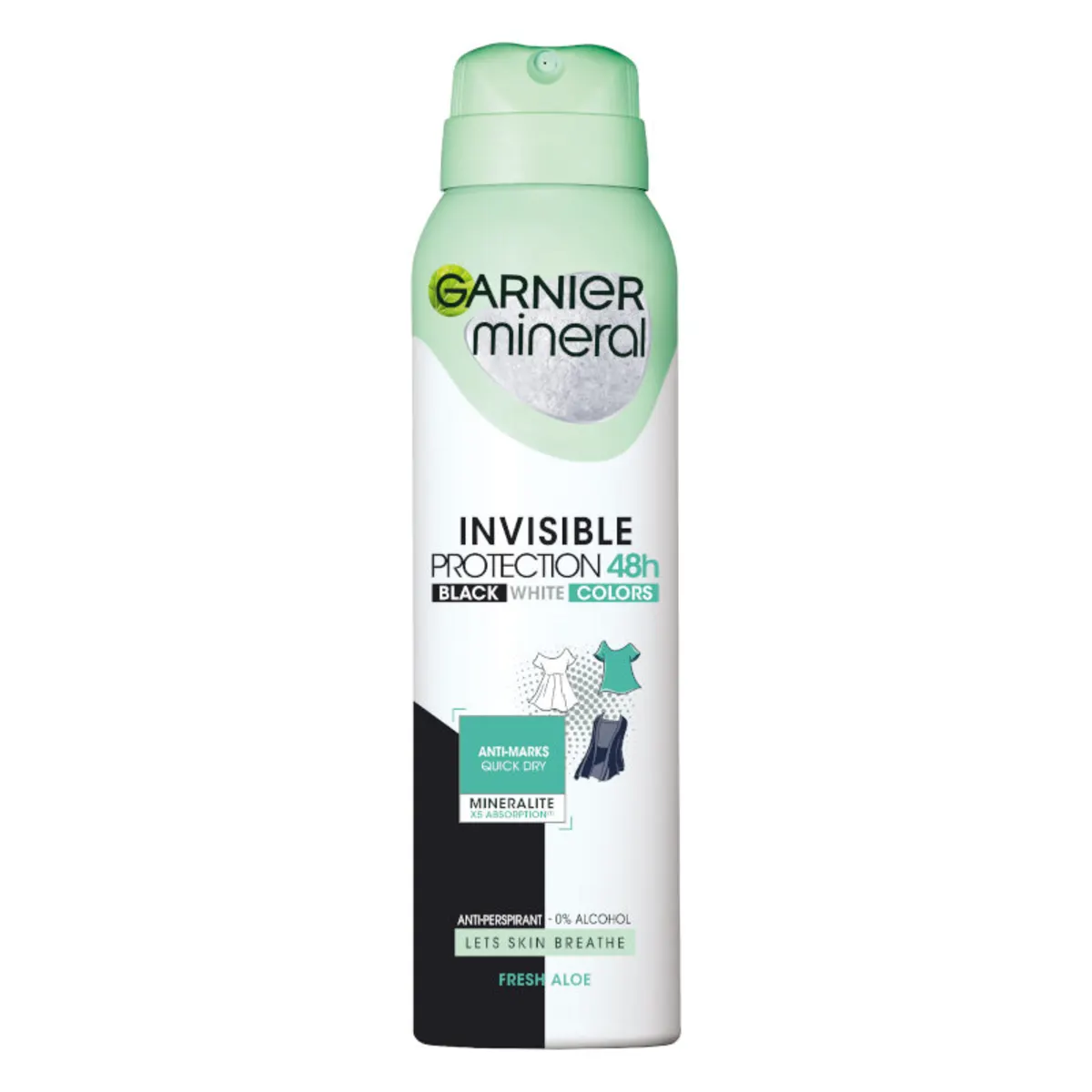 INVISIBLE PROTECTION dezodorans u spreju - Fresh Aloe, 150 ml