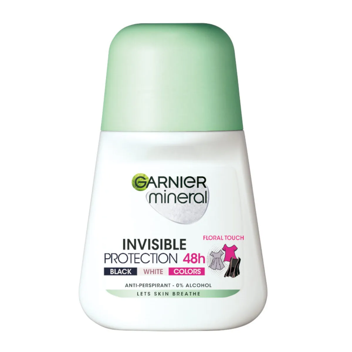 INVISIBLE PROTECTION roll-on antiperspirant Floral Touch, 50 ml