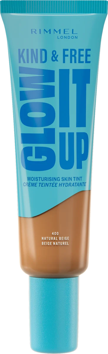 KIND&FREE GLOW IT UP tečni puder- 400 Natural Beige, 1 kom