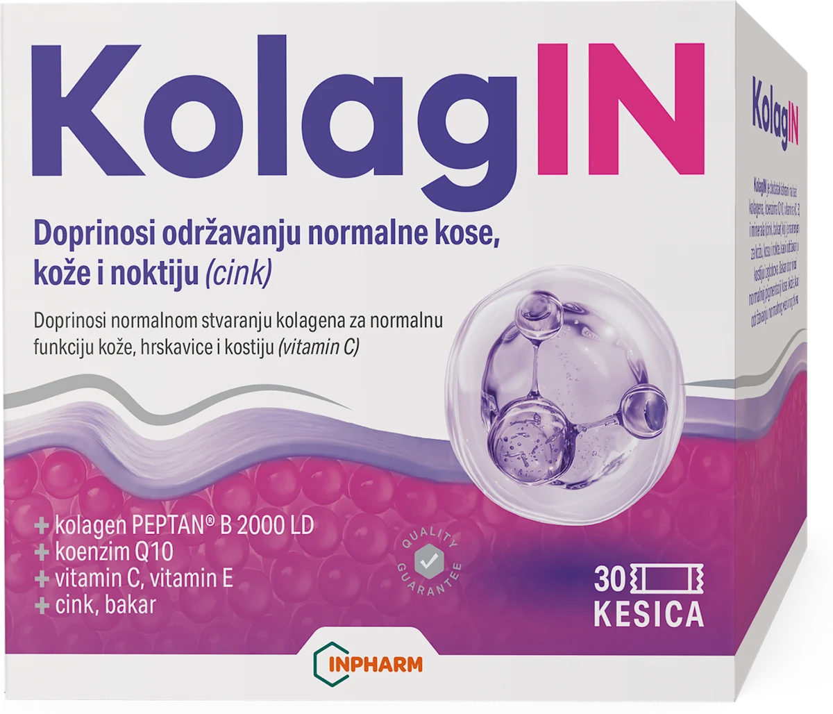 KolagIN kesice - dodatak ishrani, 30 kom