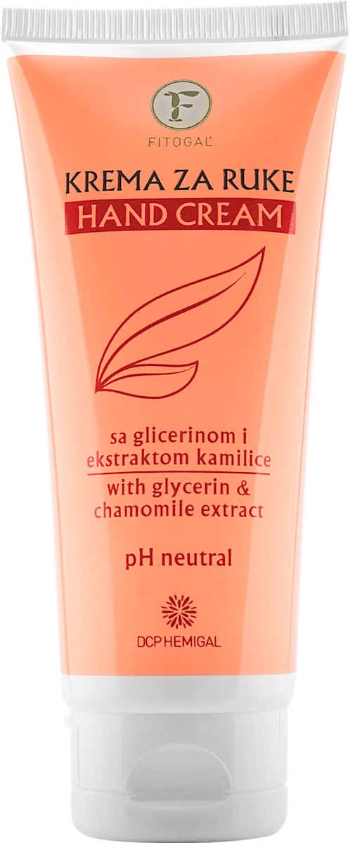 Krema za ruke, sa glicerinom i ekstraktom kamilice, 100 ml