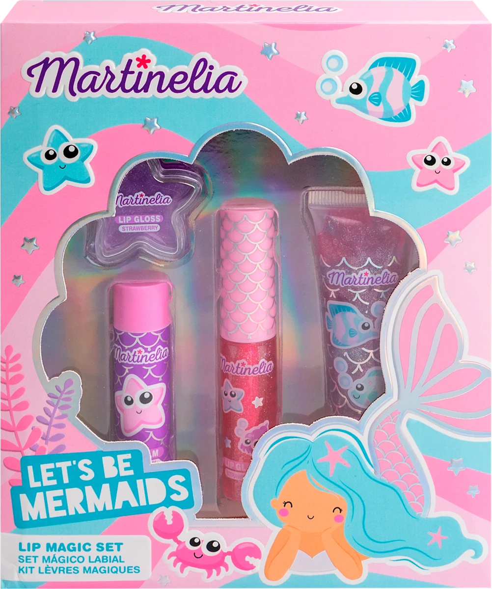 LET'S BE MERMAIDS LIP MAGIC poklon set za devojčice, 1 kom
