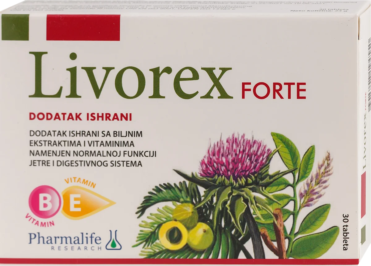 Livorex FORTE, 30 kom