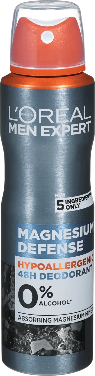 MAGNESIUM DEFENCE dezodorans u spreju za muškarce, 150 ml