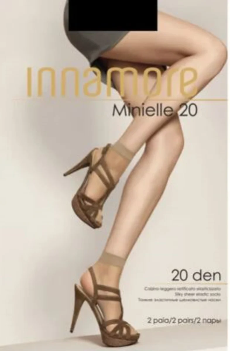 Minielle 20 DEN sokna nero, 2 para, 4 kom