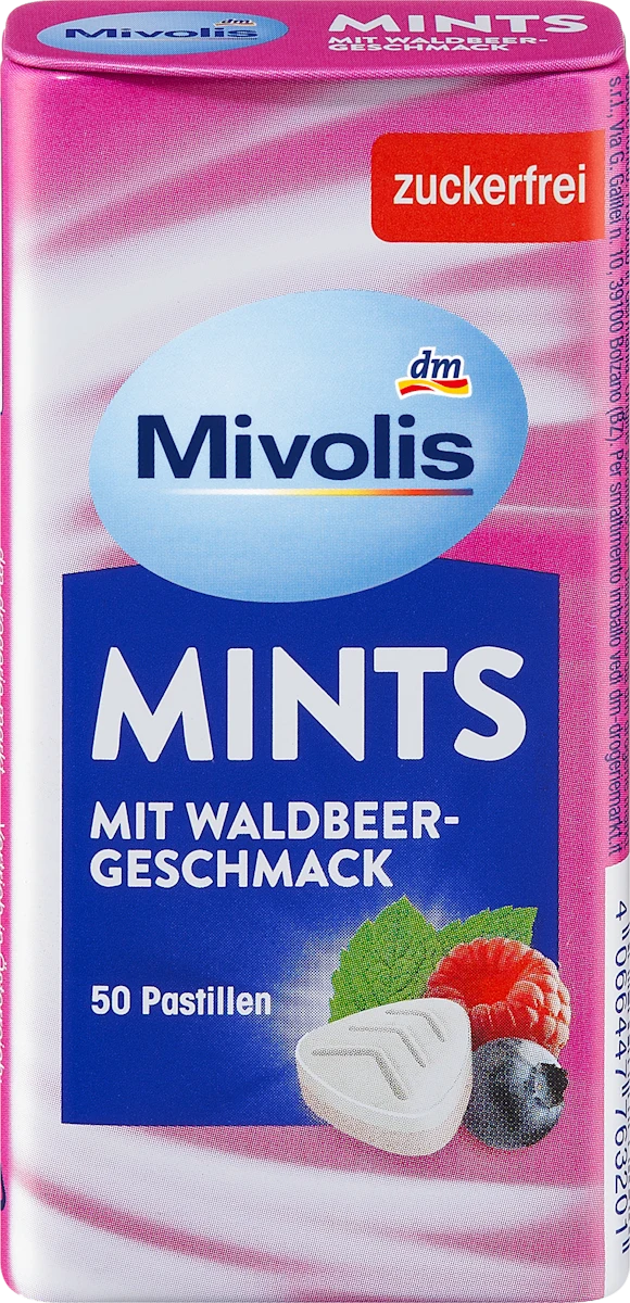 MINTS bombone sa ukusom šumskog voća i zaslađivačima, 35 g