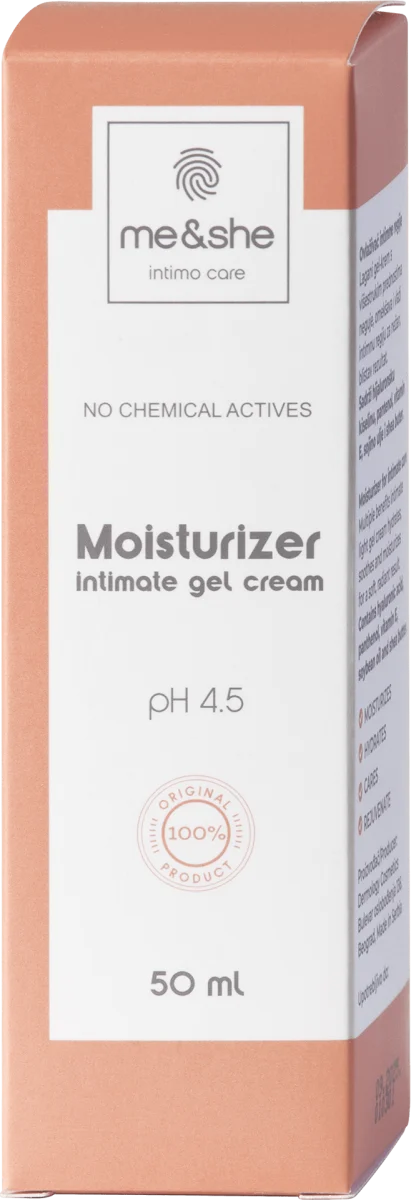 Moisturizer Intimate gel cream - Ovlaživač intimne regije, 50 ml