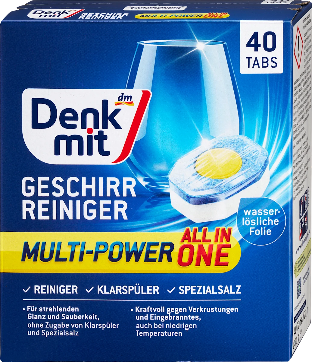 MULTI- POWER ALL IN ONE tablete za mašinu za sudove, 40 kom