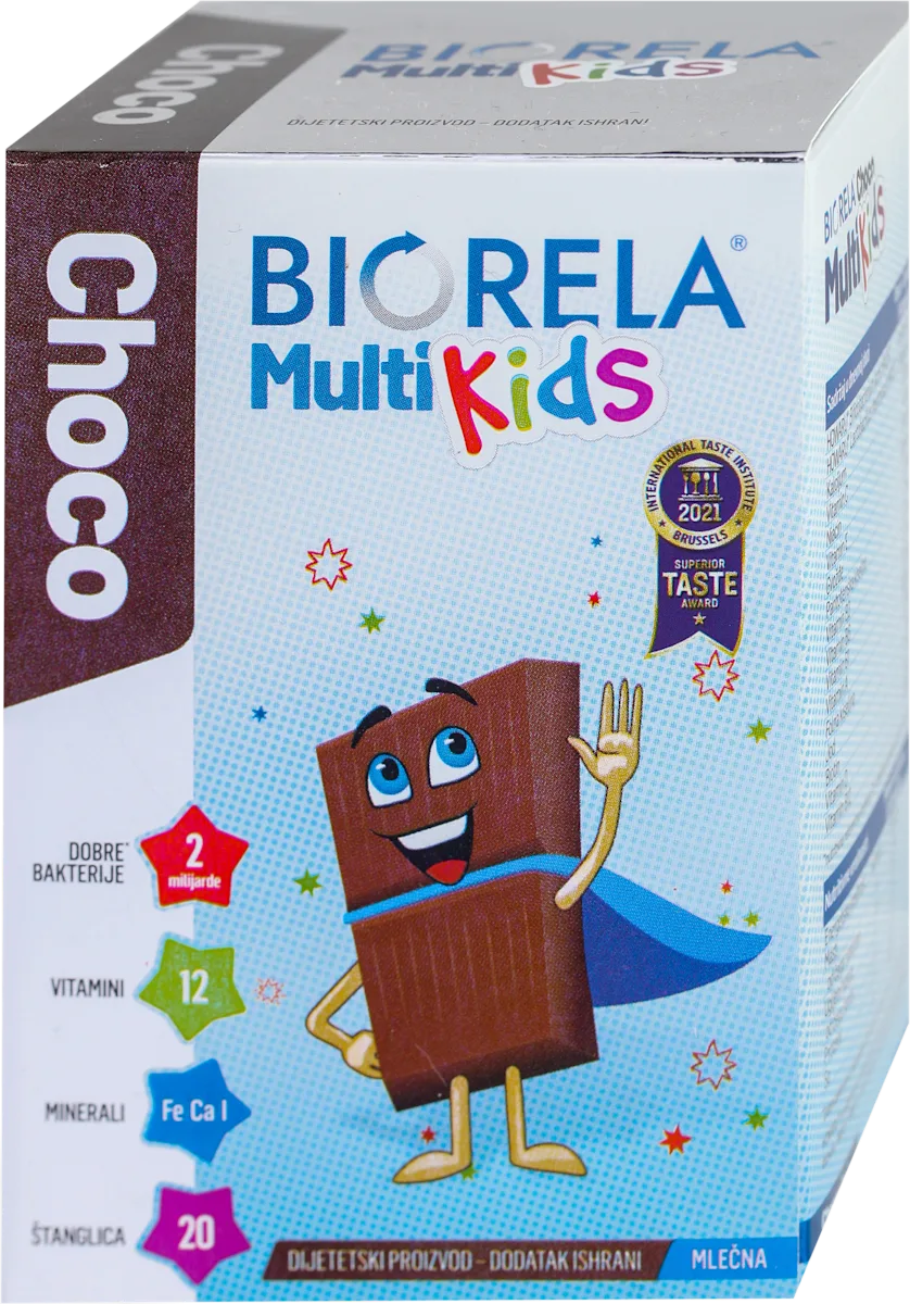 MultiKids štanglice - choco, 20 kom