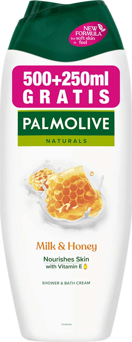 NATURALS MILK&HONEY Gel za tuširanje, 750 ml