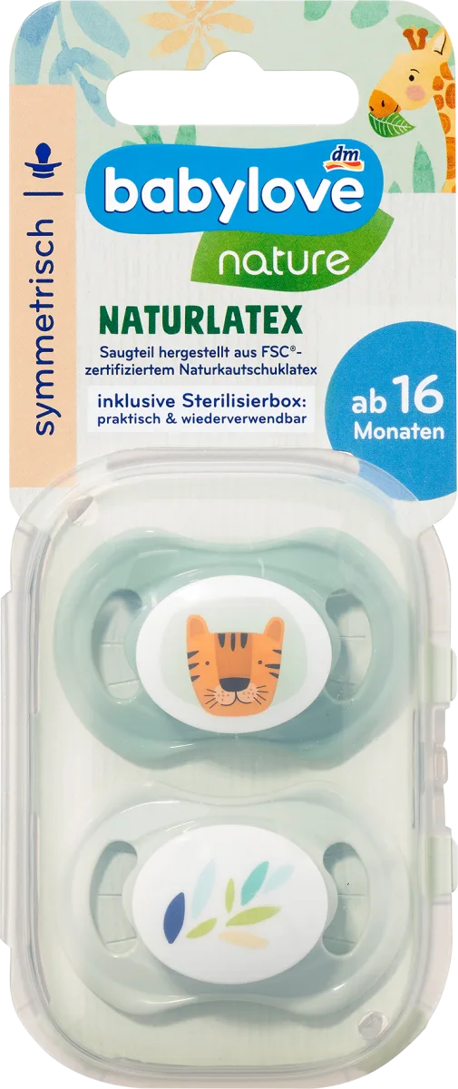 nature NATURLATEX simetrične varalice od lateksa, 16+ meseci, više vrsta, 2 kom