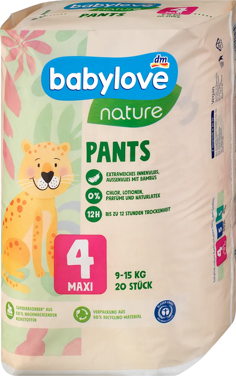 nature pelene gaćice, MAXI, veličina 4 (9- 15 kg), 20 kom